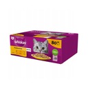 WHISKAS mokré krmivo pre mačky kuracie morčacie hydina kačica v želé 80x85 g