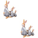 Deer Decoy Rabbit Ornament Model 6 ks