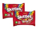 2x cukríky SKITTLES, OVOCNÉ DRESY MINI MIX 324g