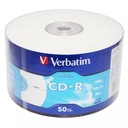 VERBATIM CD-R 700MB X52 50KS TLAČITEĽNÉ