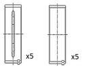 FAI AUTOPARTS BM1057-STD Ložisko kľukového hriadeľa