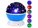 ROTAČNÁ NOČNÁ LAMPA STARS SKY PROJECTOR 2v1 - otáčanie o 360 stupňov