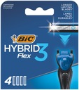 BIC Hybrid 3 Flex Nástavce na žiletky 4 ks