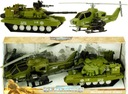 2v1 SET TANK VOJENSKÝ Vrtuľník 0897