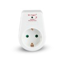 Adaptér s prepäťovou ochranou V-TAC 16A 3680W WHITE VT-1101-1