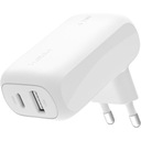 Belkin - Uhlová nástenná nabíjačka, USB-C PD 3.1 PPS 3A 30W / USB-A 12W