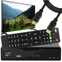 POZEMNÝ TV DEKODÉR DVB-T2 HEVC H.265 TUNER HDMI SCART USB FULL HD DIAĽK.