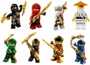 Oblátková torta LEGO NINJAGO NINJA POSTAVY Potlač cukru A4