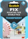 Priehľadná obojstranná páska Scotch-Fix 19mm x 5m