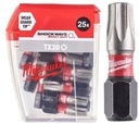 TORX BIT TX30 SHOCKWAVE Milwaukee Impact 25ks