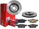 BREMBO ZADNÉ KOTOUČE, DESTIČKY, MERCEDES W166, 375MM