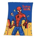 SPIDERMAN deka fleece prehoz na posteľ 130x160 cm