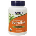 NOW FOODS SPIRULINA MARINE ALGAE 500 mg 200 tabliet