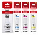 4x GI-41 CMYK ATRAMENT CANON PIXMA G1420 G2420 G3420