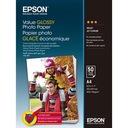 Epson Value Glossy Photo Paper, C13S400036, fotografický papier, lesklý, biely, A4,