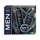 NIVEA Men Deep Care DARČEKOVÝ SET Roll-on krémový sprchový gél Voda P