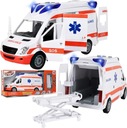 Auto Ambulance Ambulance Jazdené auto so zvukom + nosidlá