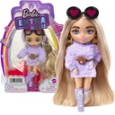 BARBIE EXTRA Minis fialové šaty pre bábiku HGP66