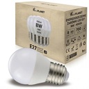 5x E27 LED žiarovka 8W G45 Neutral Ball 4000K