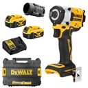 Rázový uťahovák 406Nm 18V XR 1/2 2x5Ah DeWALT DCF921P2T + gumený kryt PB921