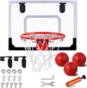 BASKETBALOVÁ SET DVERE BASKETBALOVÁ DOSKA + mini LOPTY