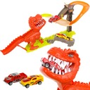 Car Track + Launcher 2 Cars T-rex Dinosaur