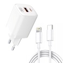 Nabíjacia kocka pre iPhone USB-C PD 30W QC kábel