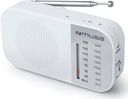 Prenosné rádio s ovládaním hlasitosti - Muse M-025 RW White