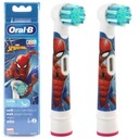 2 x BRAUN ORAL-B STAGES SPIDERMAN KIDS TIP