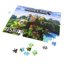 Puzzle + MENO + krabička MINECRAFT A4 35 ks