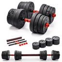 SET NASTAVITEĽNÝCH činiek 2X15KG 30KG FITNESS SPORT BITÚMÍNOVÁ BARLA