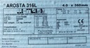 Elektródy potiahnuté nerezom 316L 4x350 1,5kg