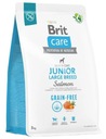 Brit Care suché krmivo s lososom pre mladé psy veľkých plemien s alergiami, 3 kg