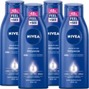 NIVEA Výživné telové mlieko 4*400ml BODY