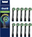 10x BRAUN ORAL-B CROSS ACTION MAXI TIP, ČIERNA