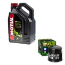 Sada olejových filtrov HF138 + olej Motul 10W40 5100