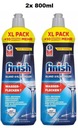 Finish Oplachovací prostriedok do umývačky riadu XL 800 ml x 2 ks