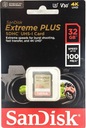 SanDisk Extreme Plus SDHC 32GB V30 U3 100/60MB/s