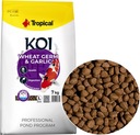 TROPICAL Koi Pšeničné klíčky & Cesnak Pellet L 7kg Krmivo do rybníka