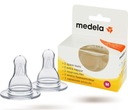 MEDELA Cumlík na fľašu veľkosť M 4m+ 2 ks