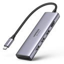 Ugreen 6v1 multifunkčný USB Type C HUB 3x USB 3.2