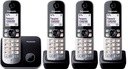 PANASONIC KX-TG 6812 + 681 TELEFÓN 4 SLÚCHADLÁ