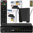 TUNER DEKODÉR DVB-T2 TV H.265 HEVC FULL HD USB HDMI DVB-T2 ANTÉNA AKTÍVNA