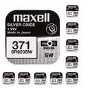 BATÉRIA MAXELL 371 SR920SW 1,55V 10 KS