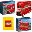 LEGO Creator 40220 LONDÝN BUS poschodový autobus pre deti od 7 rokov + darčeková taška