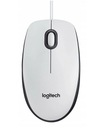 Biela myš Logitech M100 Mouse