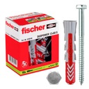 FISCHER DUOPOWER čap so skrutkou 12x60 S 538248 10 ks