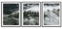 OBRAZOVÝ PLAGÁT V RÁME 33x43cm Lesnícky triptych P2034