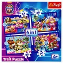 TREFL Puzzle Paw Patrol Heroes to the Rescue 4 v 1 207 dielikov