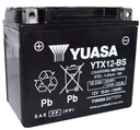 Motobatéria Yuasa YTX12-BS 12V 10,5Ah 180A L+JAPONSKÝ ORIGINÁL